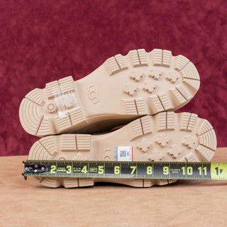 UGG Women Bris Beige Suede Platform Chelsea Ankle Boots sz 11