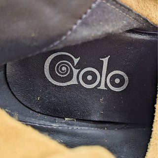 Golo Wmn West Western Cowboy Distressed Brandy Vintage Suede Boots size 10