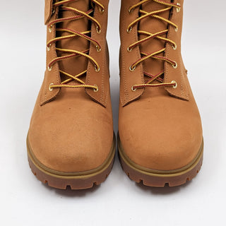 Timberland Women Jayne 6-inch Waterproof Wheat Nubuck Combat Boots Size 9.5