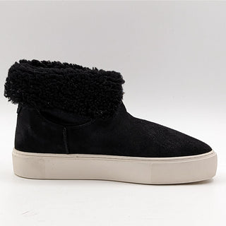 UGG Australia Lynus Women Suede Black Shearling Sneakers Booties Size 7.5