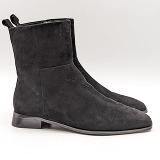 Who What Wear Raya Black Suede Chelsea Ankle Boots Size 8US 38.5 EUR