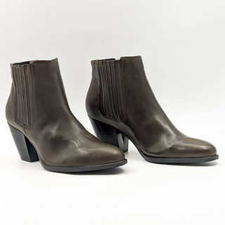 Ecco Women Deep Forest Cowboy Western Boots Size 10M EUR41