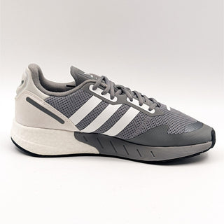 Adidas Men ZX 1K Boost H68718 Gray Stripped Trainers Sneakers Size 10.5 NEW