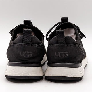 UGG Women Tays Mesh Knit Comfortable Lace-up Black Fabric Sneakers size 7.5