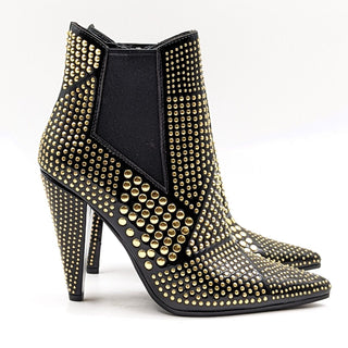 Jeffrey Campbell Women Studd Gold Metallic Western boots size 6 NEW