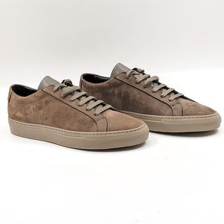 Common Projects Women Achilles Low Coffee Suede Sneakers Size EUR41 US11 NEW