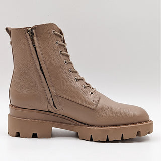 Sam Edelman Garret Cedarwoods Leather Combat Platform Boots Size 9.5