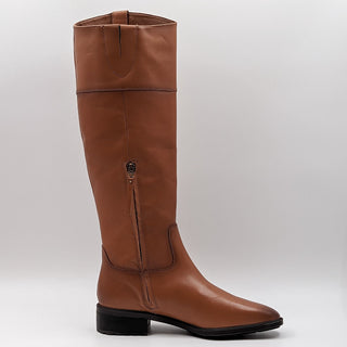 Sam Edelman Women Drina Tan Leather Snip Toe Lug Riding Boots size 9.5
