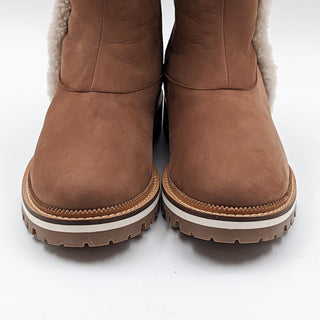 Aquatalia Women Helana Weatherproof Faux Fur Narrow Winter Boots size 8