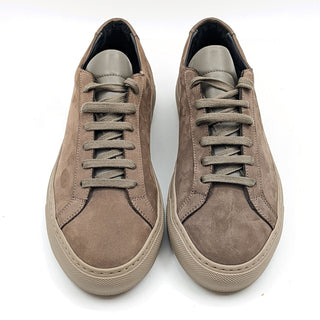 Common Projects Women Achilles Low Coffee Suede Sneakers Size EUR41 US11 NEW