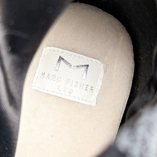Marc Fisher LTD Women Freely Black Rubber Rain Winter boots size 10