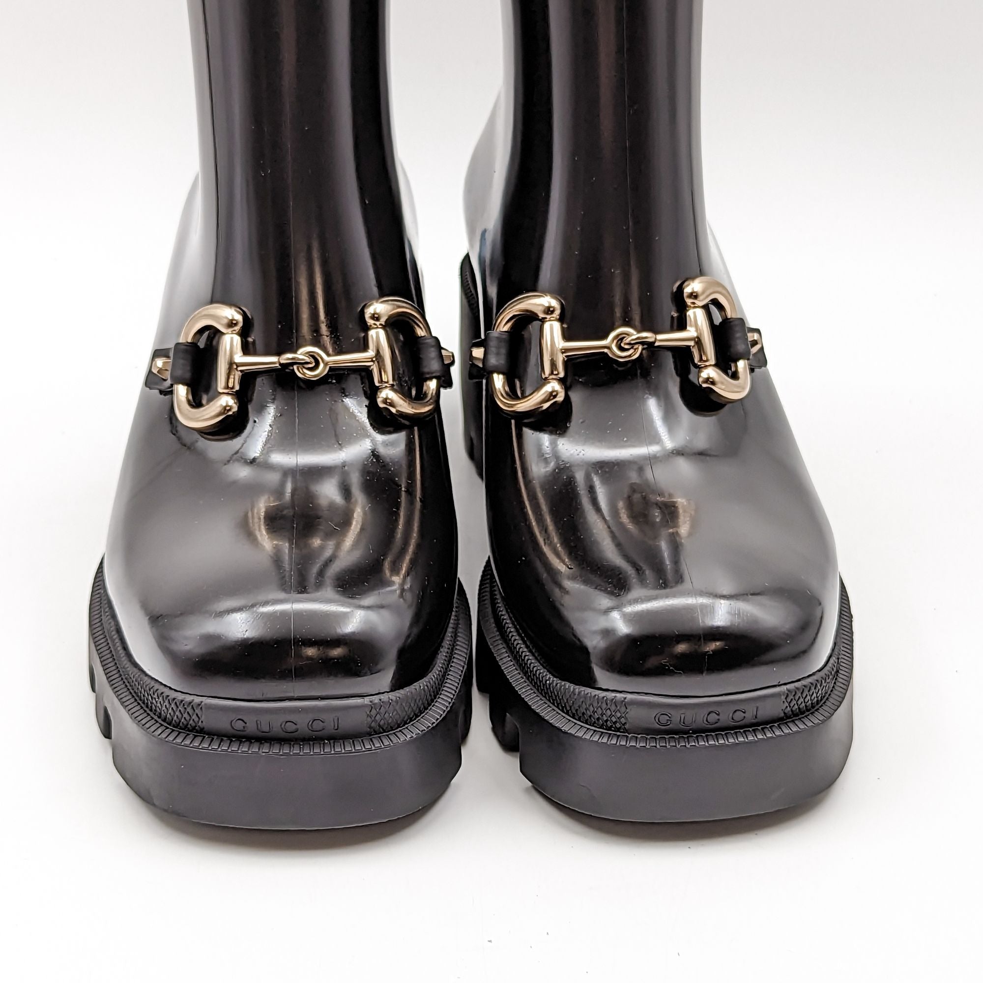 Gucci Horsebit Rubber Rain Boots