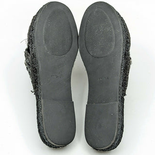 Vince Camuto Women Jermindi Espedrille Square Toe Black Sandals size 6 NEW
