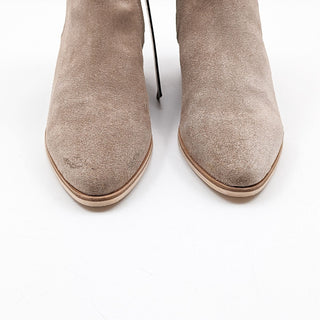 Rag&Bone Women Icons Taupe Suede Western Ankle Boots size 7US EUR 37.5