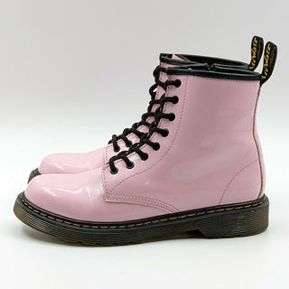 Dr Martens Women 1460J Pink Lace Up Ankle Boots Size 4 EUC