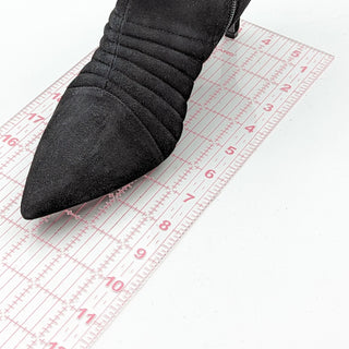 Aquatalia Women Maren Dress Office Black Suede Heeled Boots Size 8M