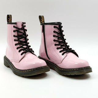 Dr Martens Women 1460J Pink Lace Up Ankle Boots Size 4 EUC