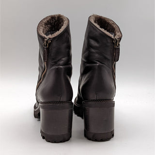 Ron White Women Willandy Zip Shearling Lined Leather Winter Boots Size 10 EUR 41