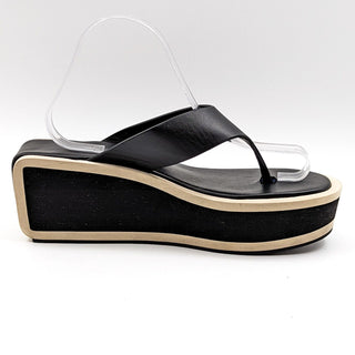 Frame Women Le Ocean Y2K 90s Ins Platform Black Sandals size 8-8.5US EUR 38.5