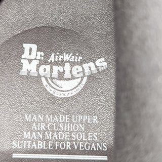 Dr Martens Unisex 14045 Vegan Leather Black Lace Up Boots Men 10 Women 11