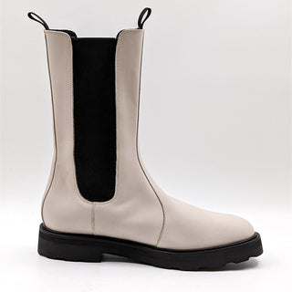 Lita by Ciara Women Italian Leather White Chelsea Boots size 10-10.5US EUR41