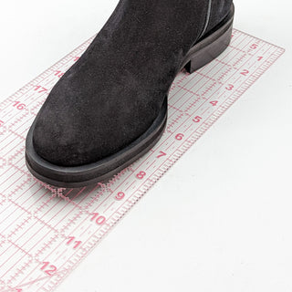 La Canadienne Women Bruni Suede black Studded ankle Boots Size 6-6.5 EUR 37