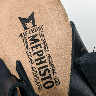 Mephisto Women Lea Wedge Lasercut Leather Wedge Sandals size 11.5US EUR42 NEW