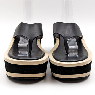 Frame Women Le Ocean Y2K 90s Ins Platform Black Sandals size 8-8.5US EUR 38.5