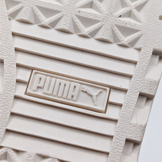 Puma Women Mayze Infuse White Festival Platform Suede Chelsea Boots size 9.5