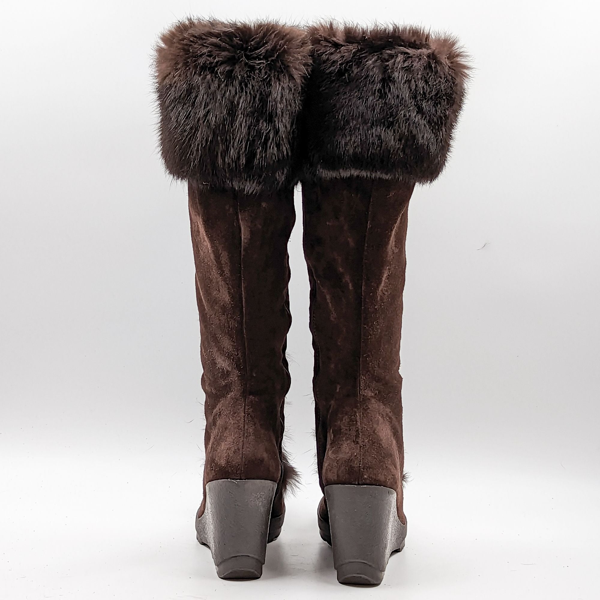 Coach, Shoes, Coach Rabbit Fur Boots