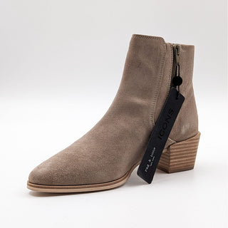 Rag&Bone Women Icons Taupe Suede Western Ankle Boots size 7US EUR 37.5