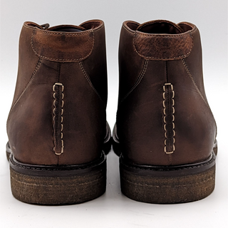 Johnston & Murphy Men Chukka Dress Brown Leather Boots size 12